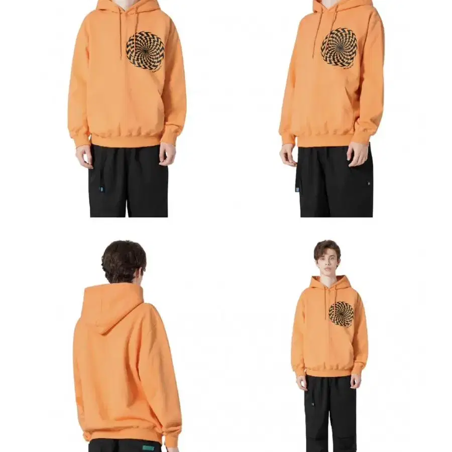 예스아이씨 TWISTER HOODIE Orange