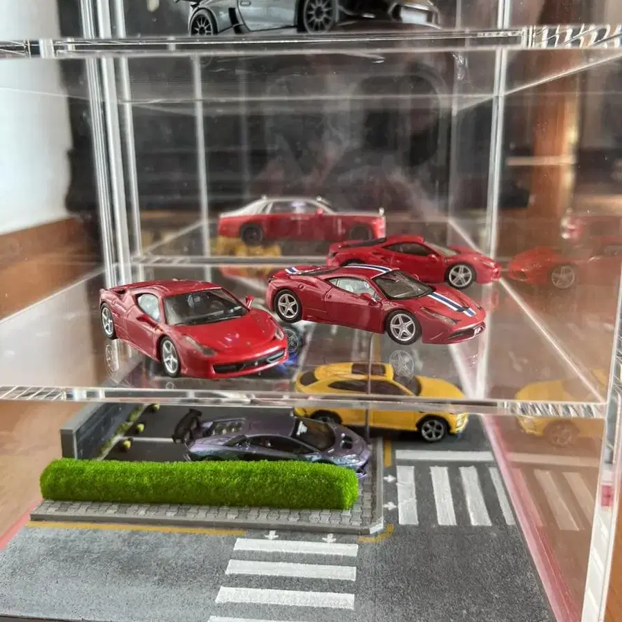 1:64 교쇼 페라리 488 gtb 레드 , 교쇼 458 스페치알레 레