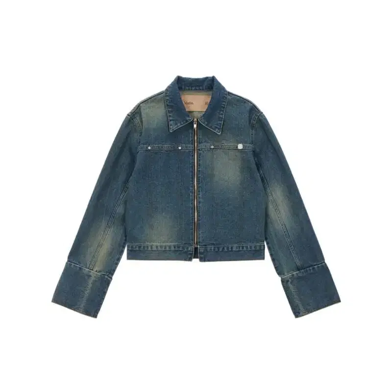 마뗑킴 청자켓 데님집업 DENIM ZIP UP JACKET IN BLUE