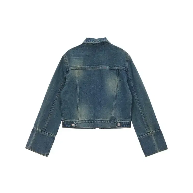 마뗑킴 청자켓 데님집업 DENIM ZIP UP JACKET IN BLUE