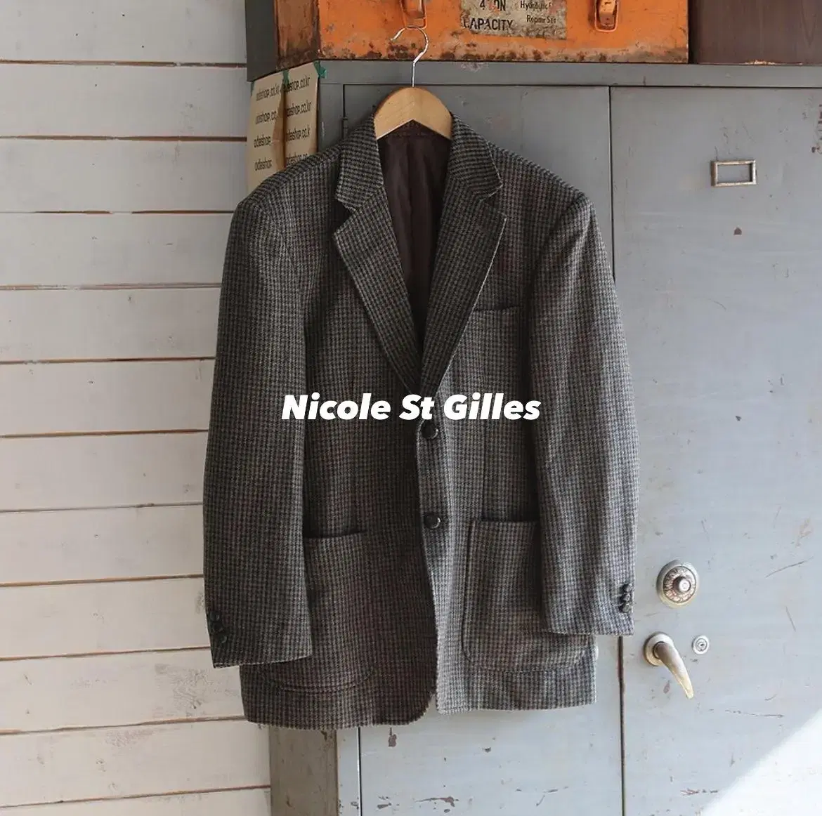 (seen here) Nicole St Gilles wool check blazer for Men