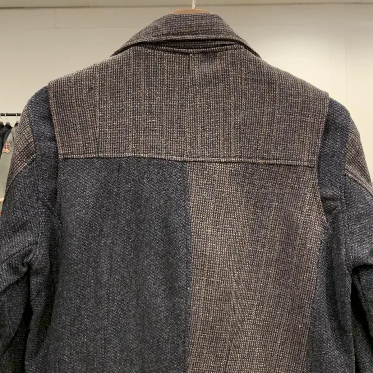 harris tweed 해리스트위드 리메이크 라이더 자켓