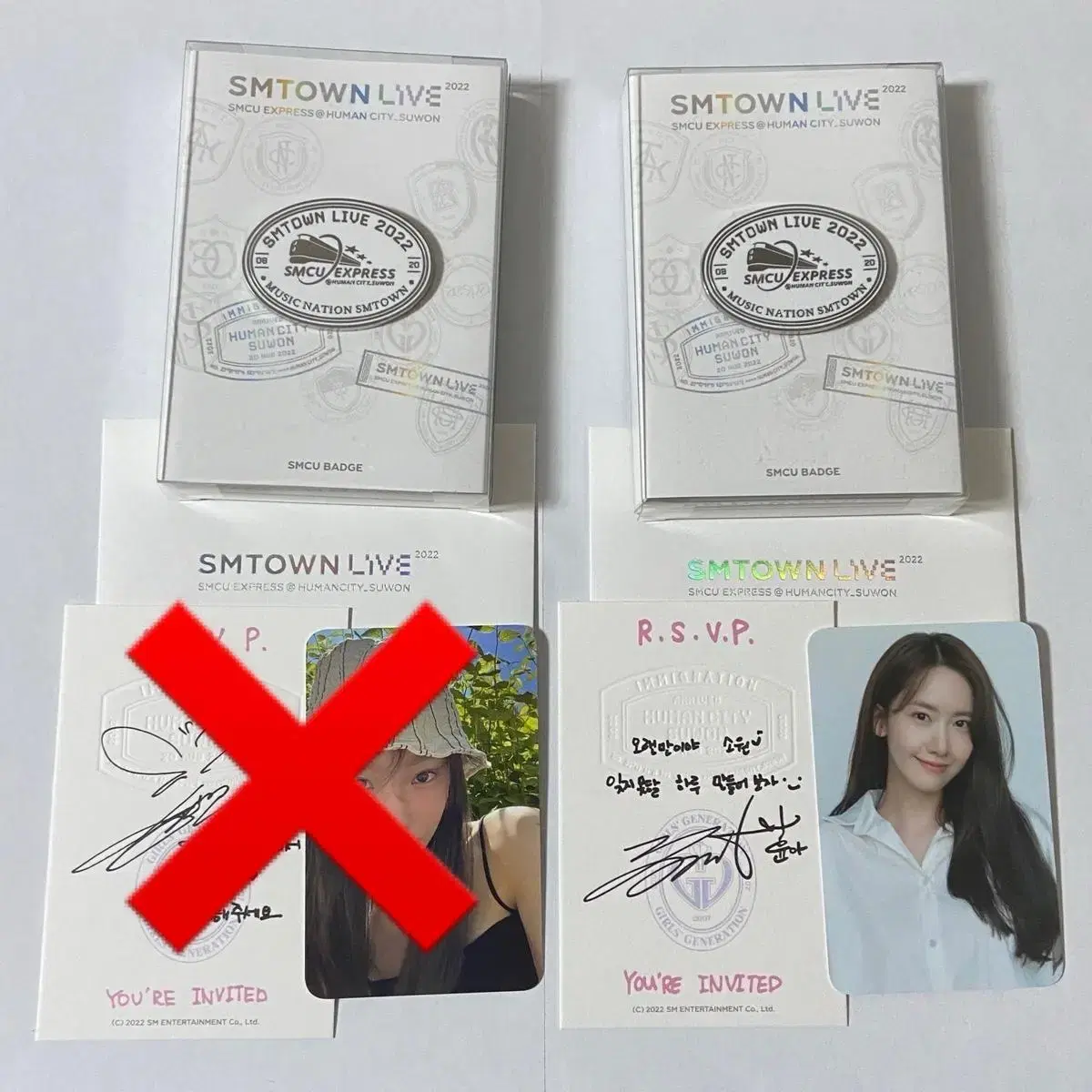 [Sealed] Girls Generation Taeyeon Yoona SMTOWN LIVE Badge