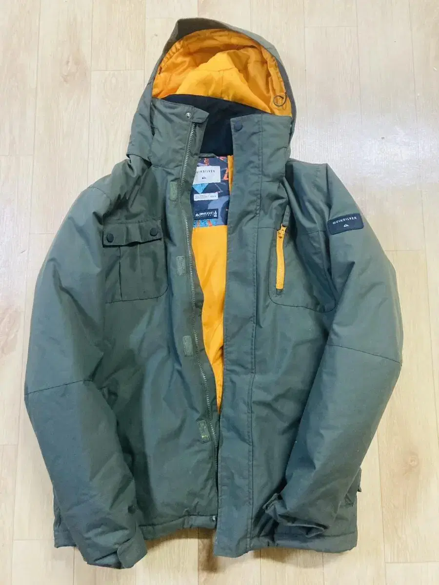 Quicksilver Olive Green Padded Jacket