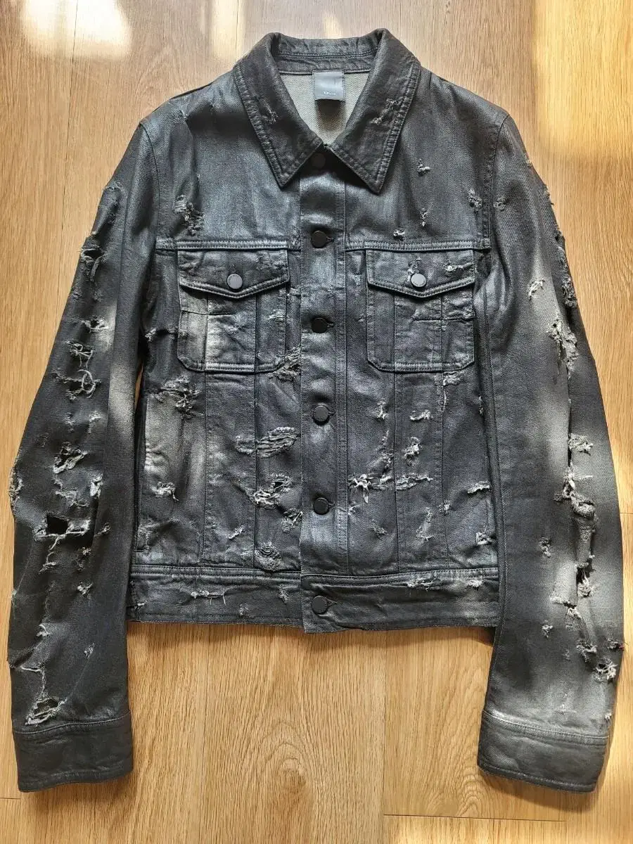 Dior Homme 04 Destroyed Wax Coated Jacket [48]