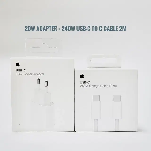 [2M세트] 20W ADAPTER + 240W USB-C TO C 2M