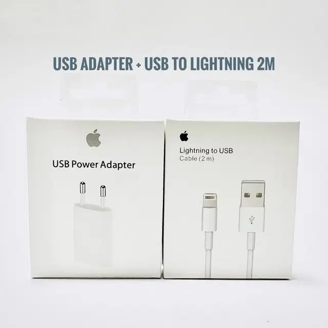 [2M세트] USB ADAPTER + USB TO LIGHTNING