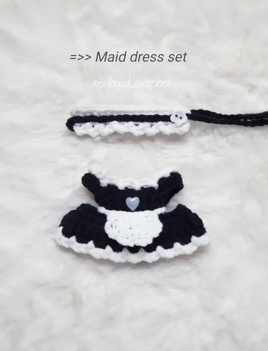 10cm doll clothes maid dresses 8cm doll clothes