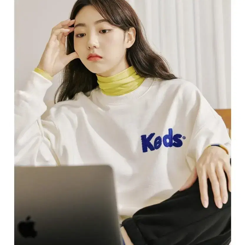 Keds 케즈 부클 로고 맨투맨 kd2pod3111x_crm