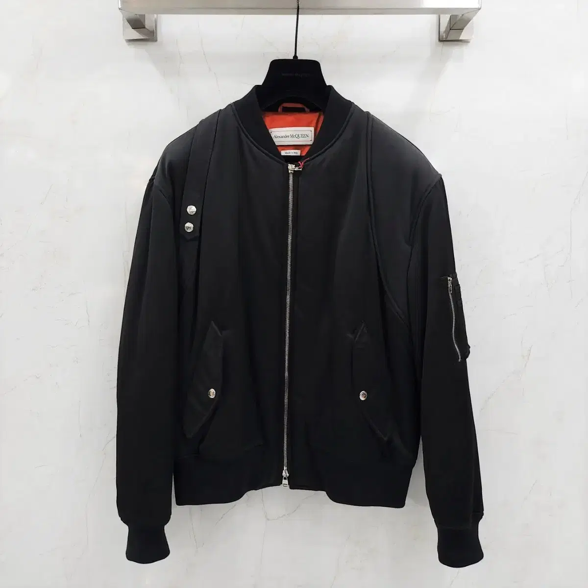 52 / Alexander McQueen Bomber Padded Bomber Jacket