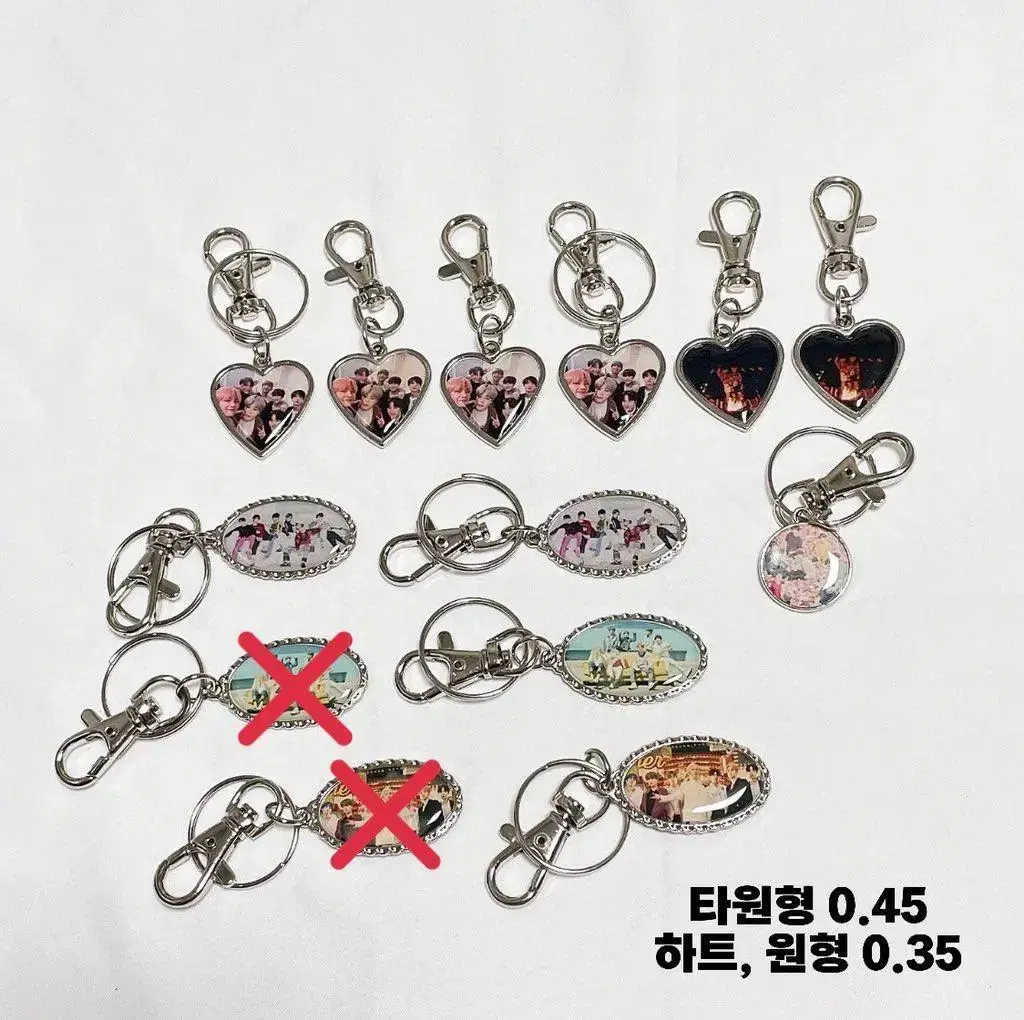 BTS Epoxy Keyring