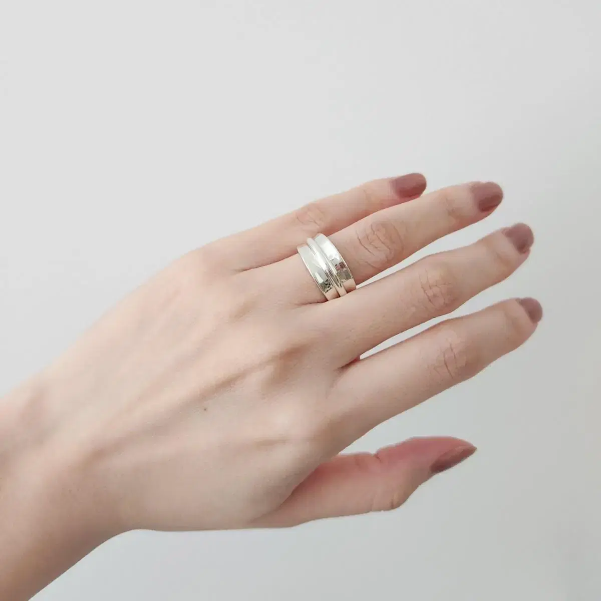 퓨어블랙스튜디오 CREST RING 실버반지