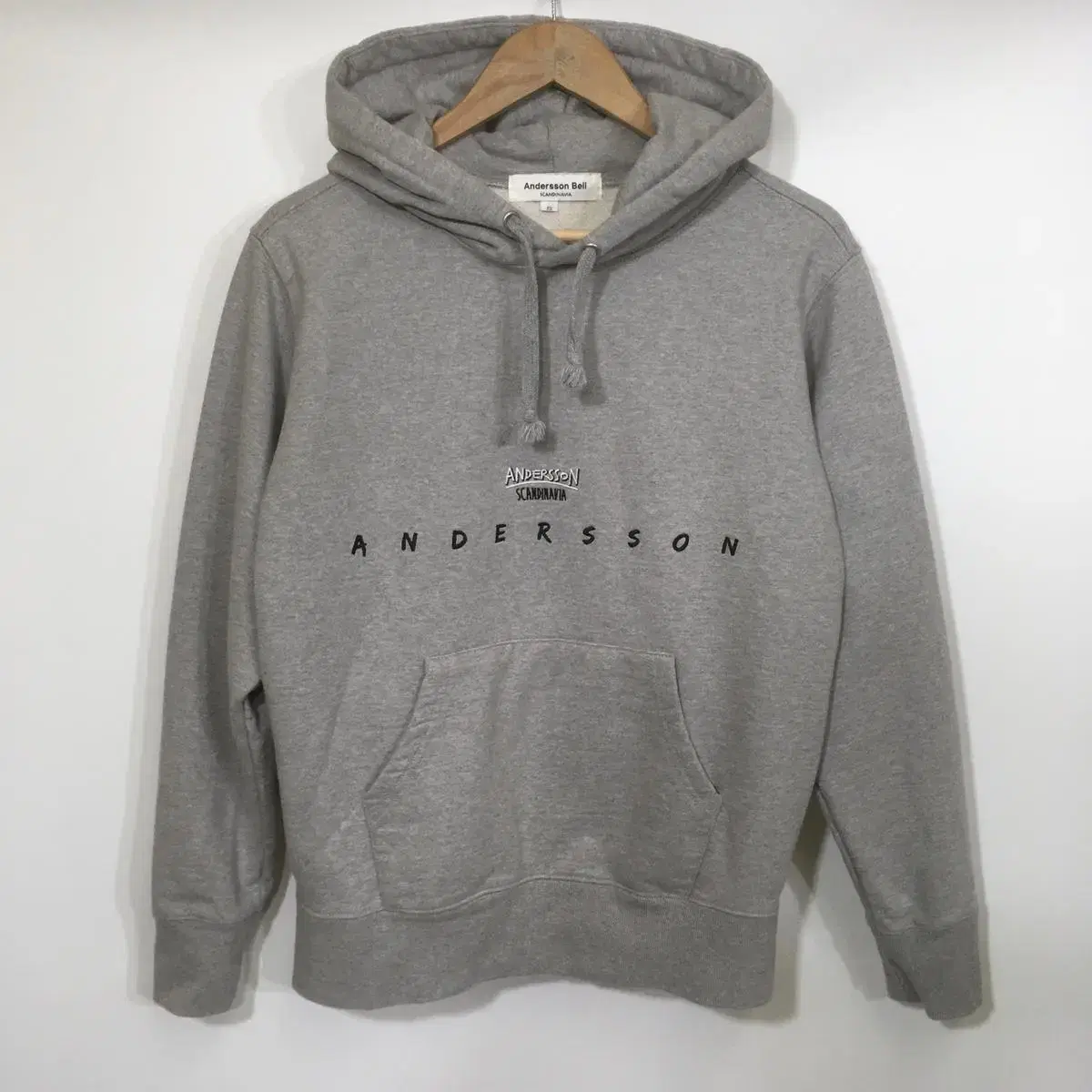 [Men's and Women's_90~95]Anderson Belle Gray Brushed Hoodie