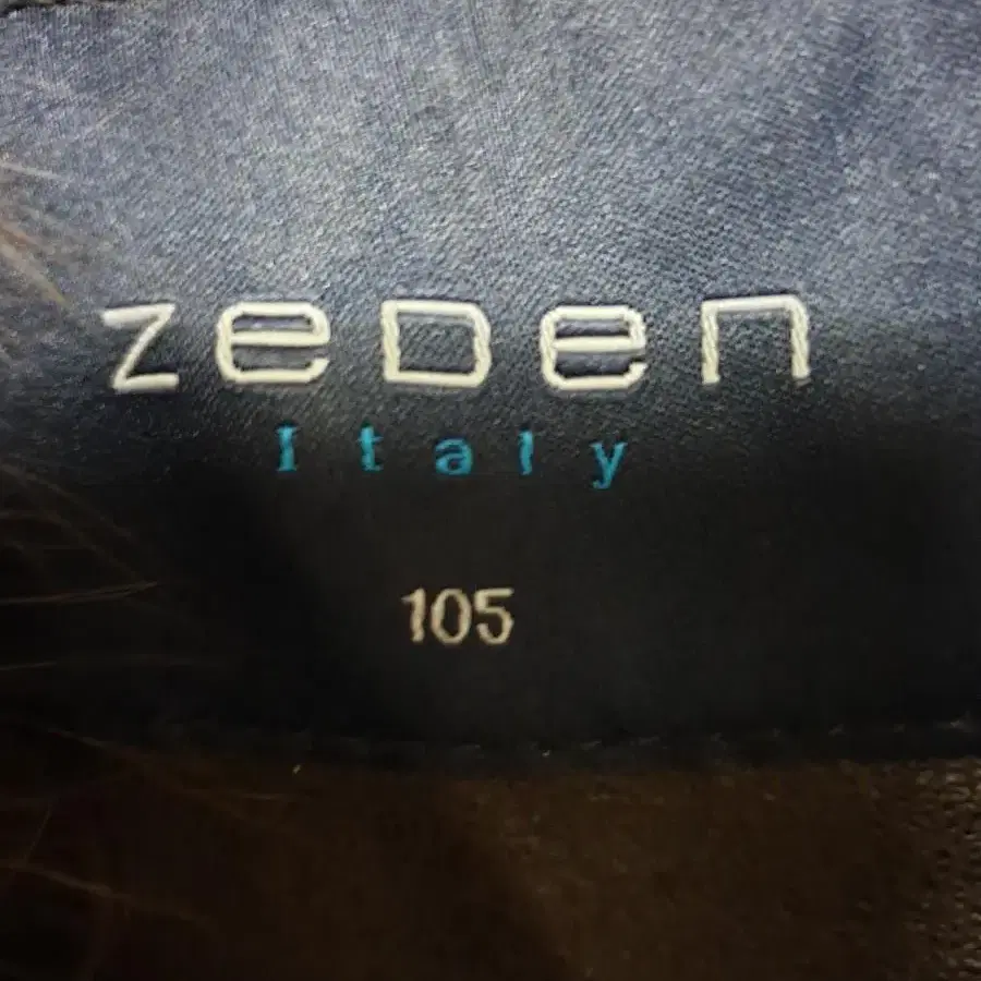 ZEOEN Italy 여우가죽털 자켓