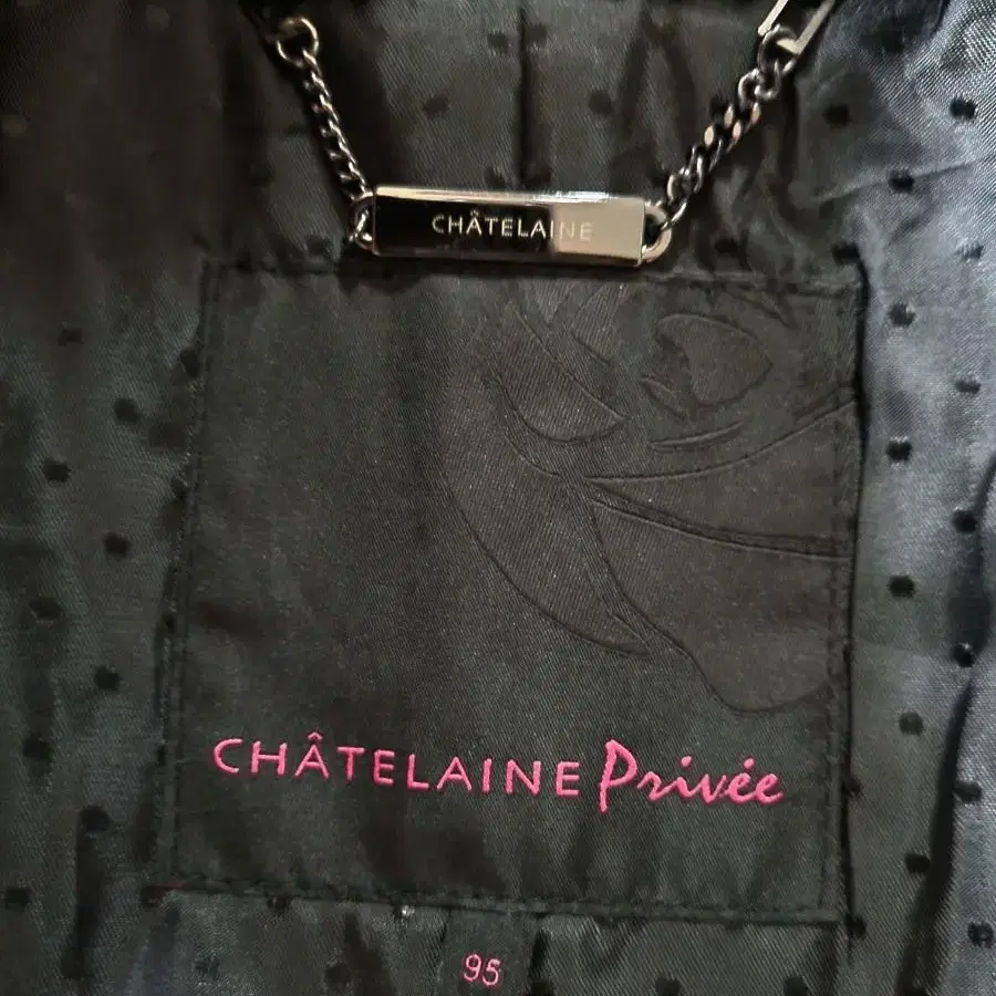 95)CHATELAINE 샤트렌 양털하프 코트자켓