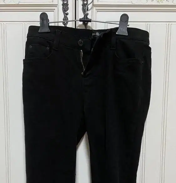 Skinny jin winter pants with elasticized waistband