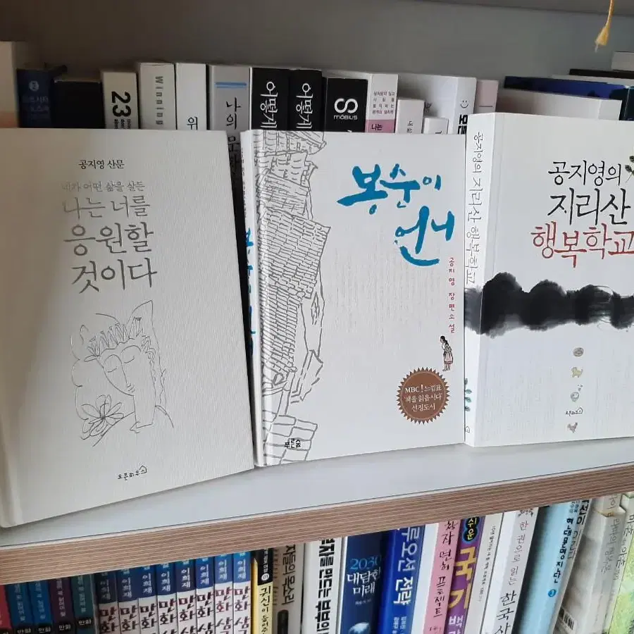 공지영 .수도원기행,지리산 행복학교 권당5000원