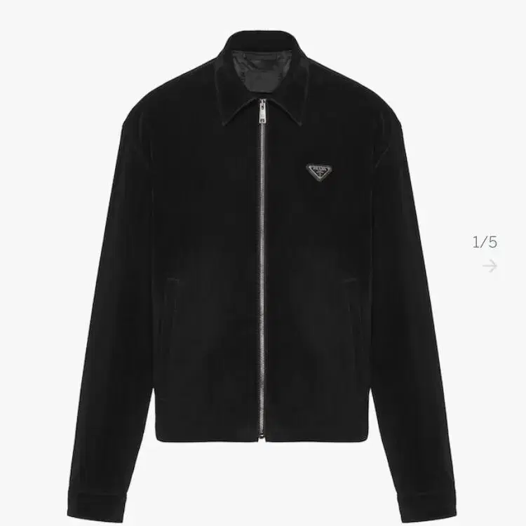 프라다 PRADA / 변우석 착용 벨벳 데님 블루종 자켓 사진 3