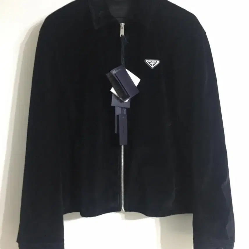 프라다 PRADA / 변우석 착용 벨벳 데님 블루종 자켓 사진 7
