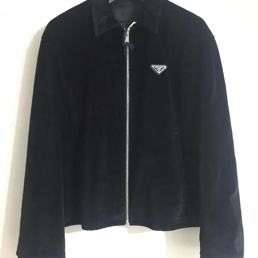 프라다 PRADA / 변우석 착용 벨벳 데님 블루종 자켓 사진 8
