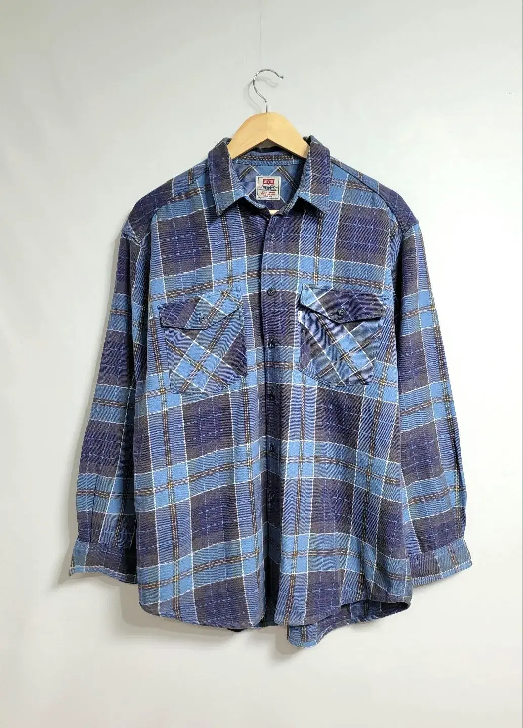 Levi's Check Coat Navy/L_22B180