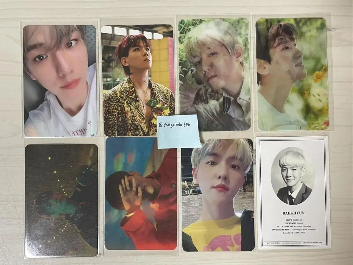 baekhyun photocard 8th Chapter bulk WTS