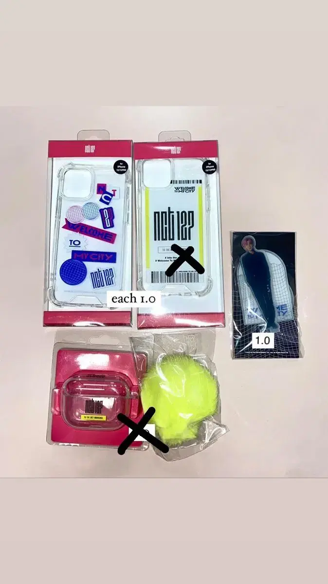 NCT 127 Exhibition Phone Case Airpod Case acrylic stand WTS