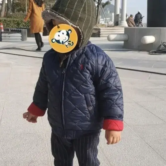 아이 털 모자