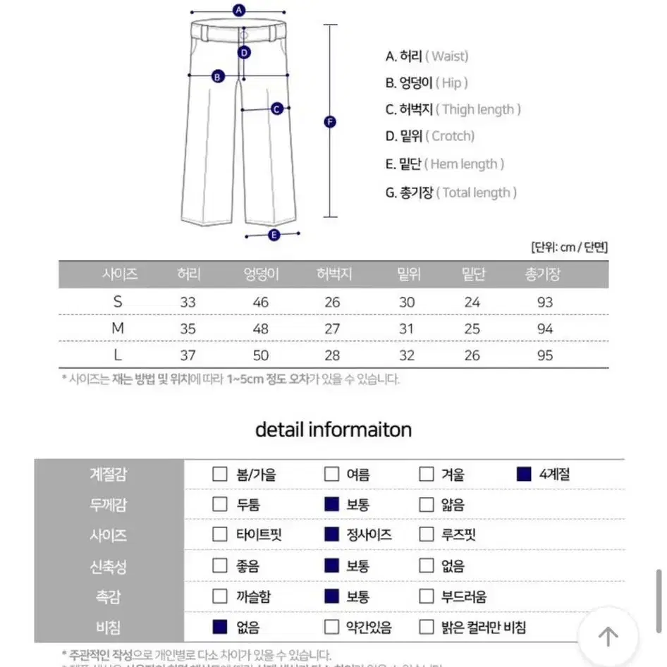 에이블리 쿠퍼 일자 통 데님 팬츠