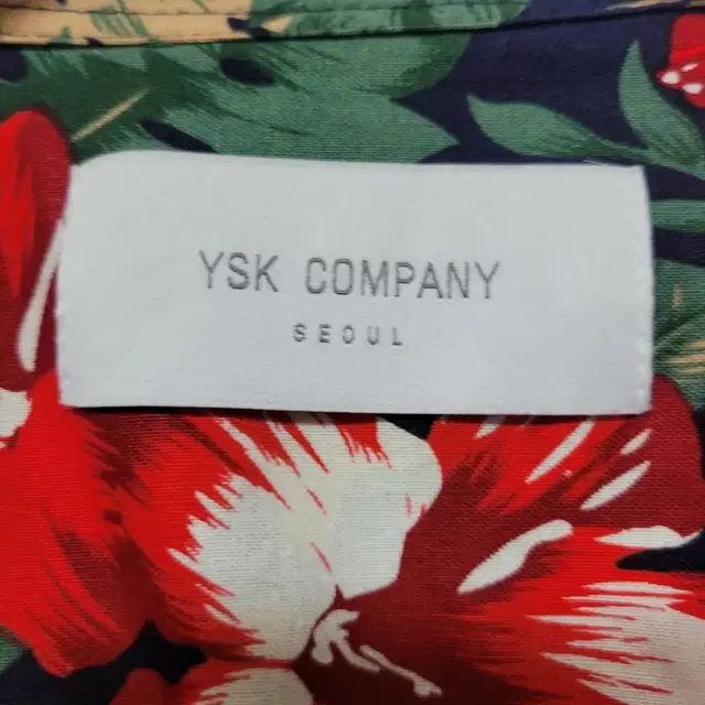 ysk company 남자 트로피컬 반팔 남방