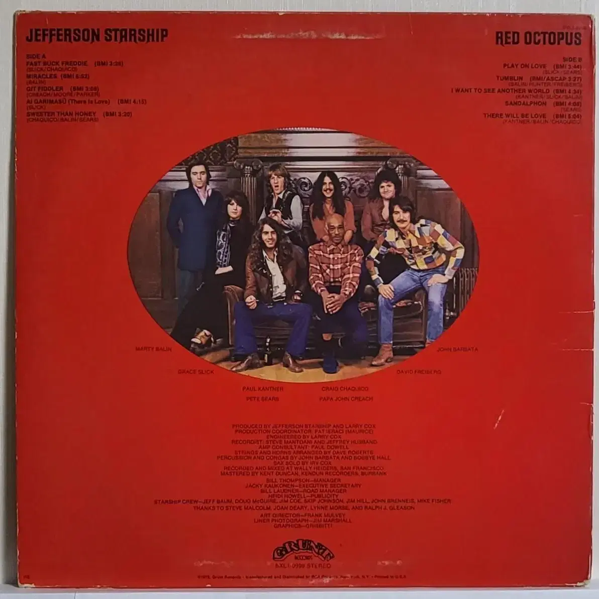 (수입LP) 제퍼슨스타쉽 JEFFERSON STARSHIP