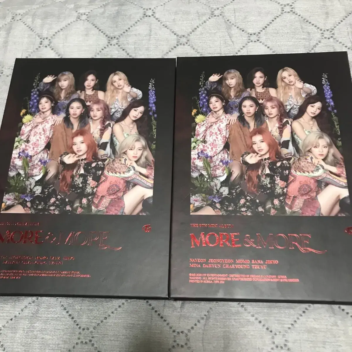 (sana,jeongyeoncd) twice Twice 9TH Mini album More&More