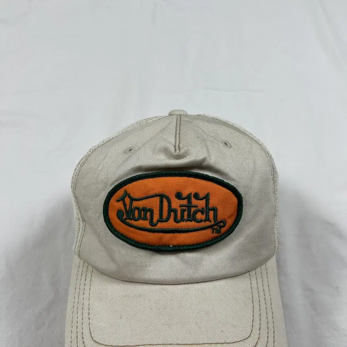 본더치 von dutch 패치로고 메쉬 트래커 캡 모자