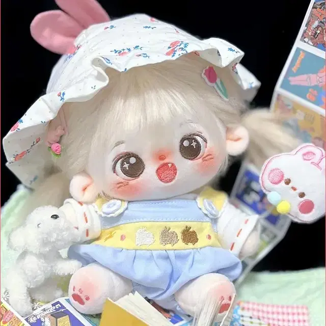 20cm 인형옷 치즈우유콩 상점 레몬토끼