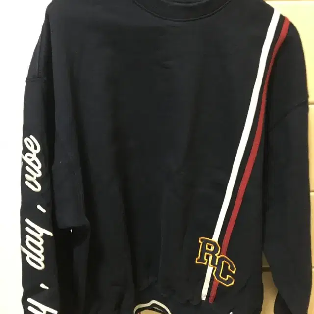 RC Double Line Sweat Shirt_Navy