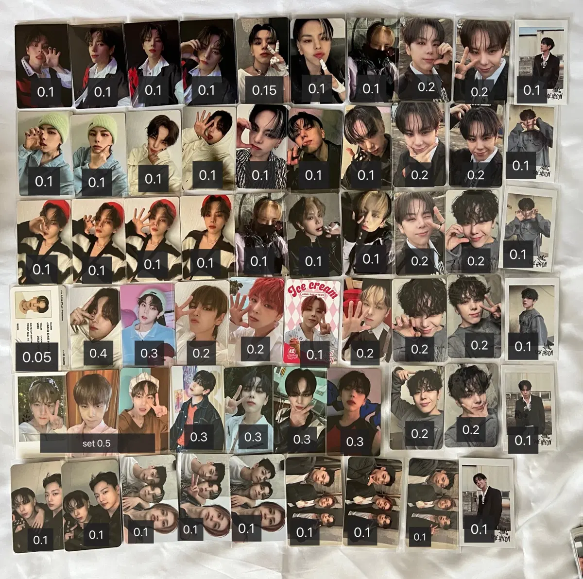 wei jang daehyeon 4집 5집 japan album unreleased photocard photocard wts 팔아요