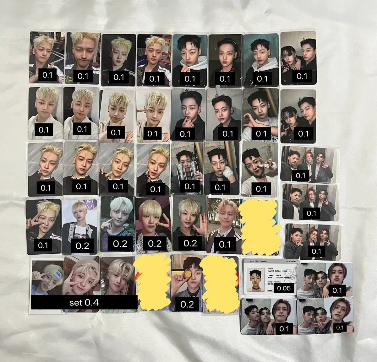 wei kang seokhwa 4집 5집 japan album unreleased photocard photocard wts sell