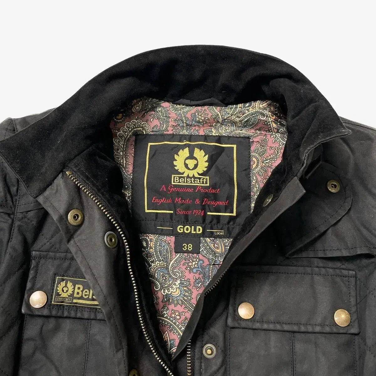 vintage Belstaff gold label wax jacket