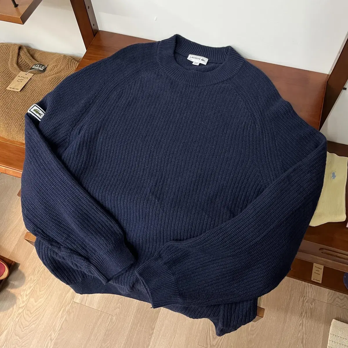 LACOSTE wool knit