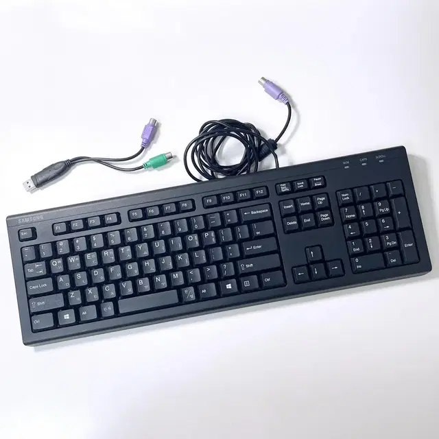 (반택포) 키보드 삼성 PK1100 + USB to PS2 컨버