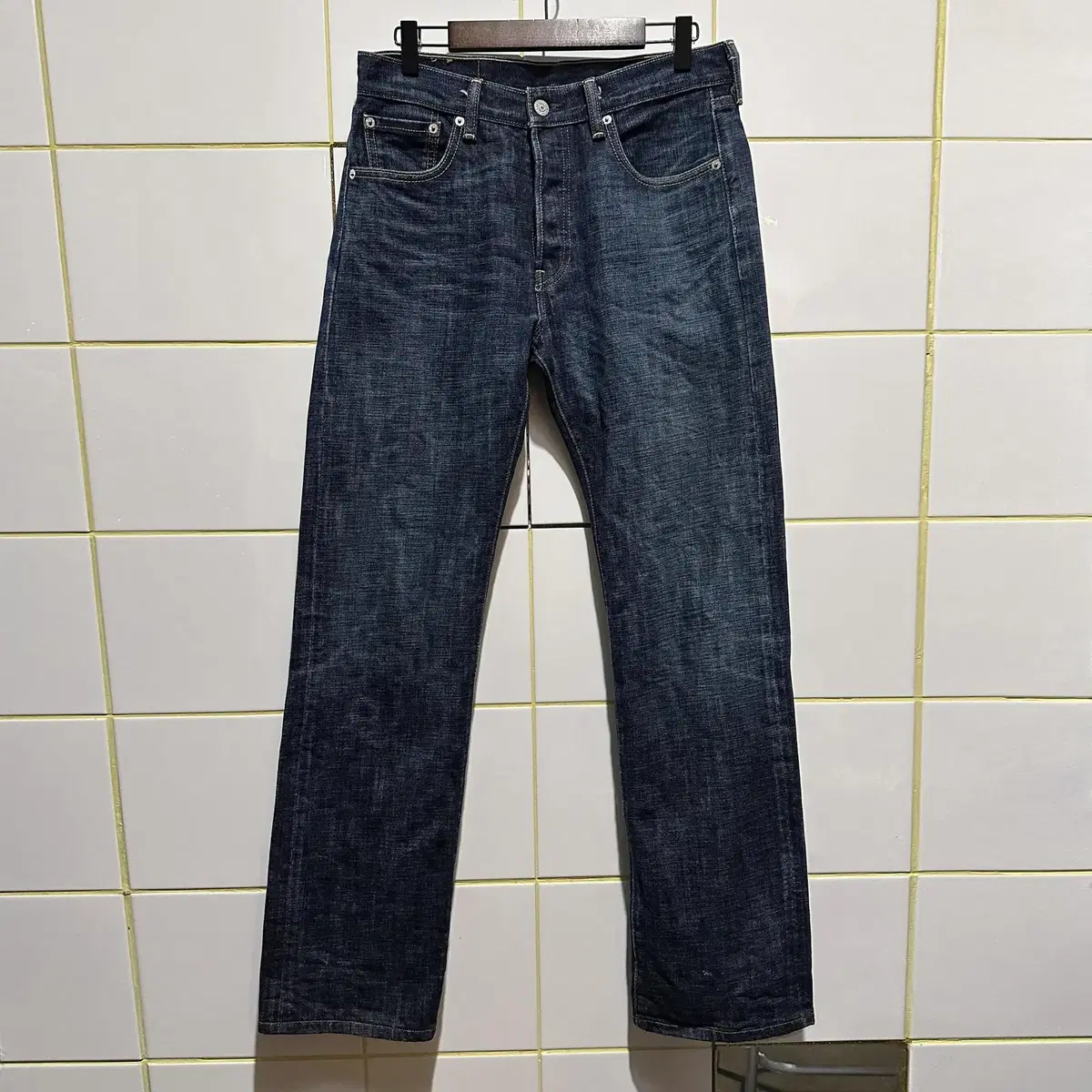 Sale Levi's 501 Jin Blue Deep Blue Jeans Denim Pants 30