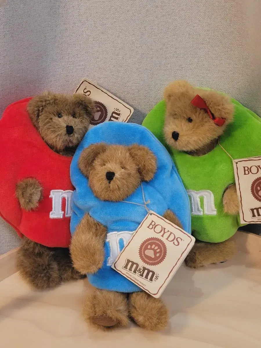 Boys Bear M&M Set