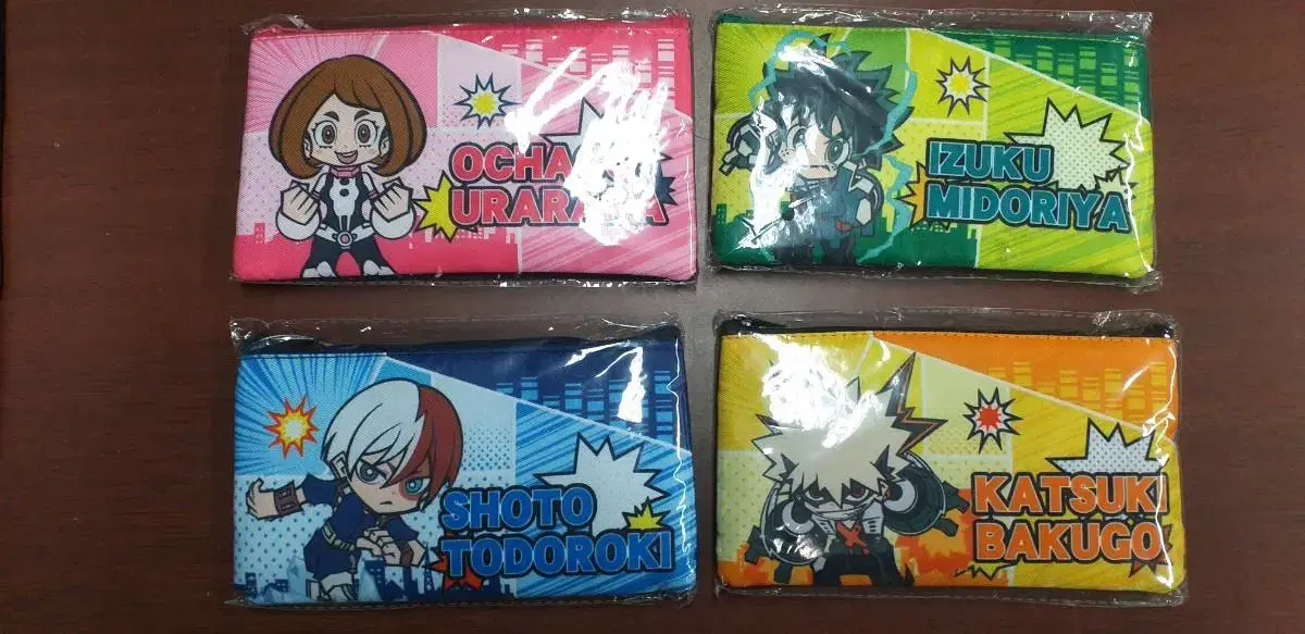 My Hero Academia. 4 wallets.