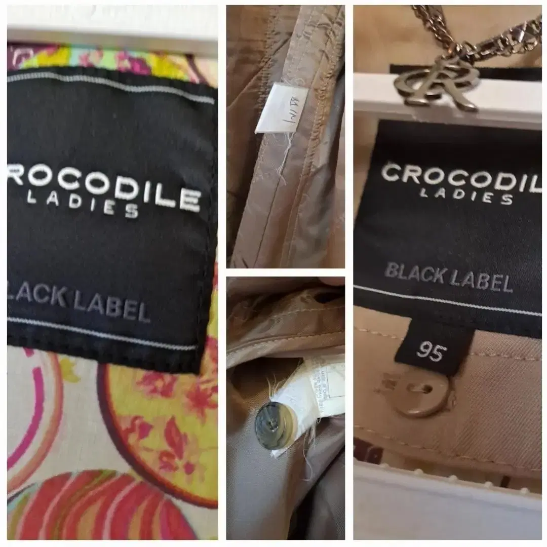 crocodile ladies <black label> 트렌치 코트