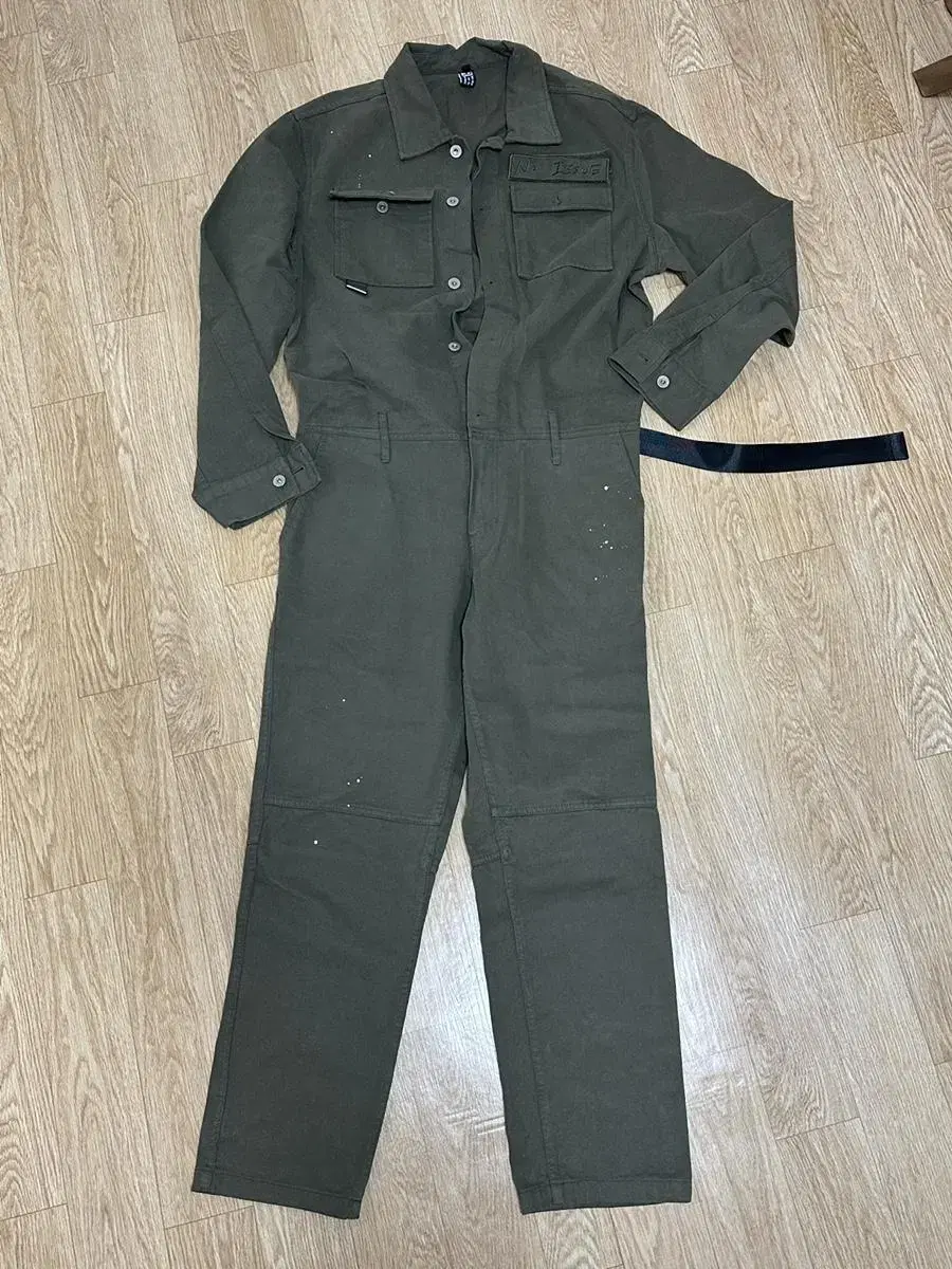 Khaki Jumpsuit Fashion Maintenance Suit