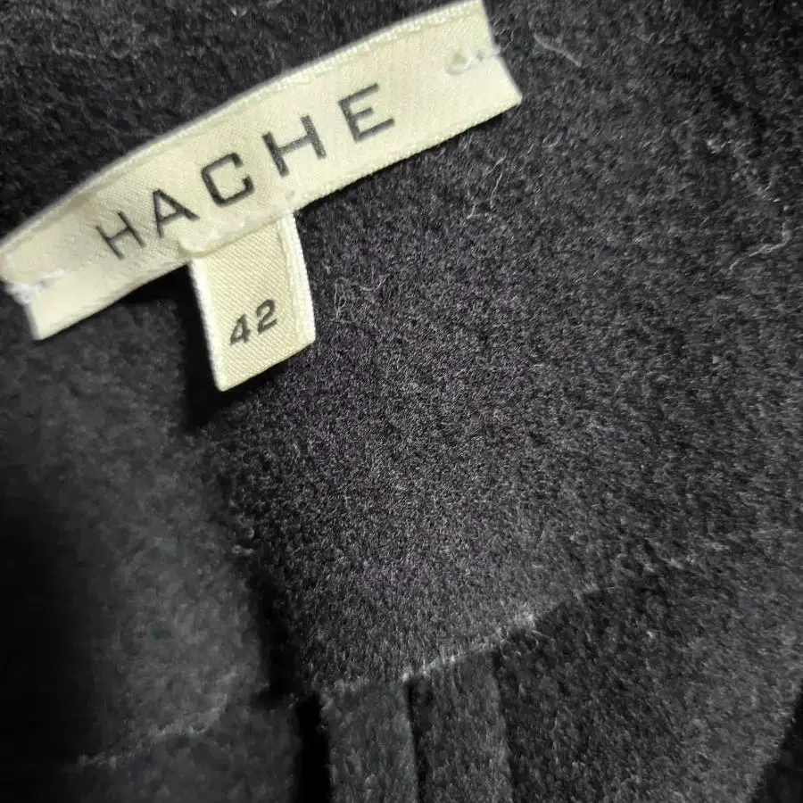 하쉬HACHE)flap point wool coat