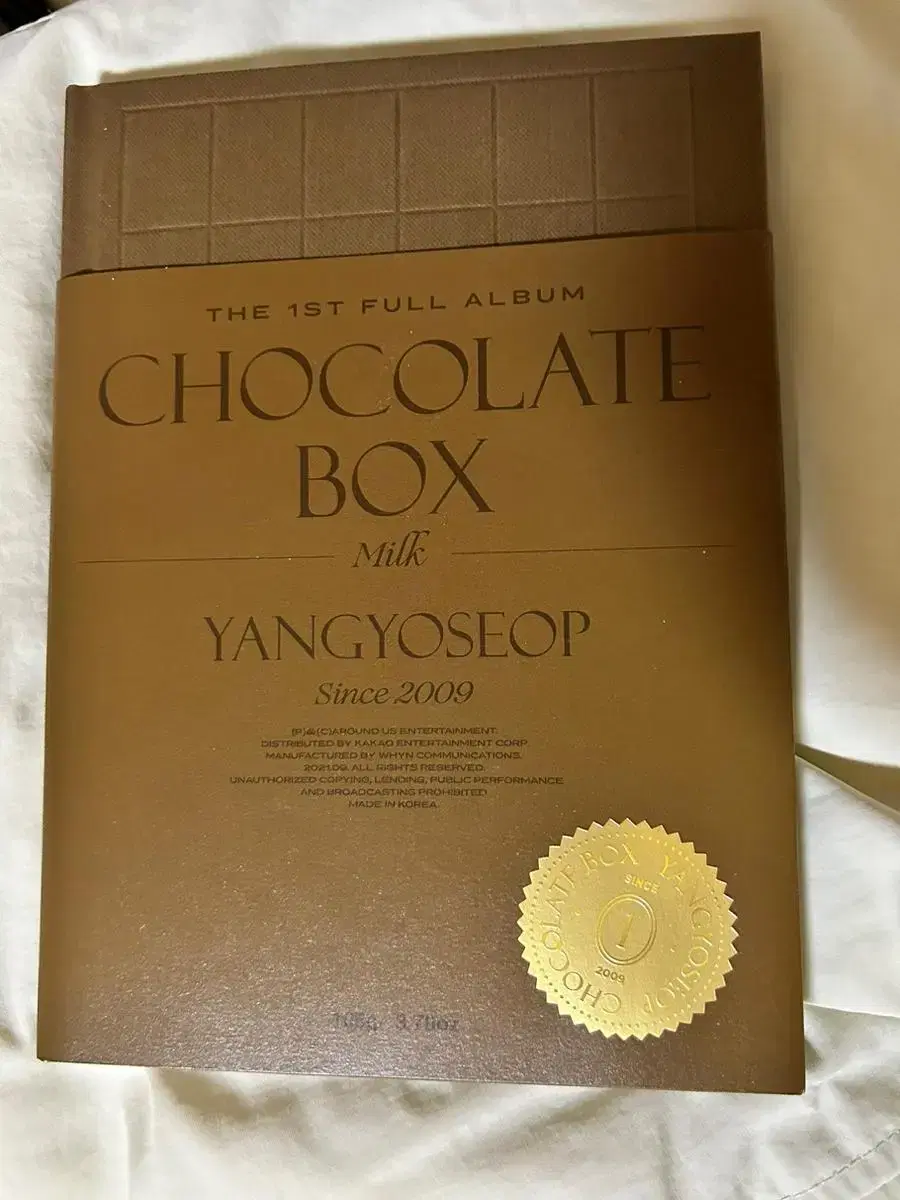 Yang Yoseob Solo album chocolate box