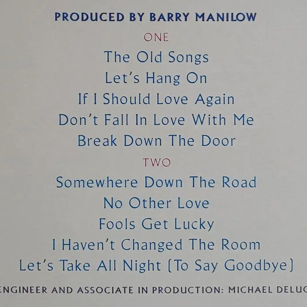 (수입LP) BARRY MANILOW