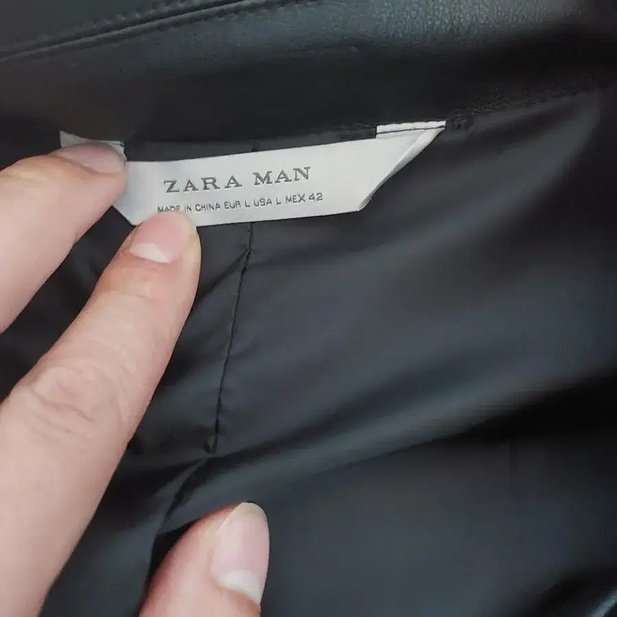 Zara man 라이더 자켓