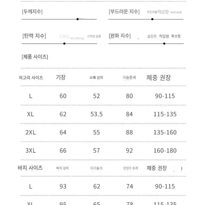 여성내복 양털 안감 가을 겨울 드론 보온 속옷 이너웨어 투피스 세트